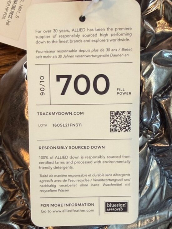 Perfect Moment Silver Ski Jumpsuit with Red and Blue Accents - Picture 6 of 8